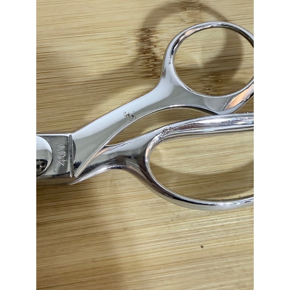 Marks 407 Pinking Shears Brazil Metal Sewing Scissors Zig Zag Cut 7.5 Inch - Picture 4 of 6